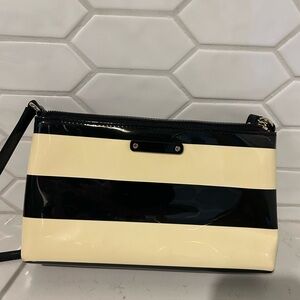 Kate Spade Black and  Beige crossbody purse